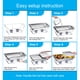 thumbnail image 3 of Juego de platos desechables para bufet Maxygift, 33 unidades, con sartenes, 3 of 8