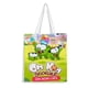 thumbnail image 1 of Om Nom Bolso de tela con estampado de lienzo para mujer, bolsa de compras reutilizable y estética, con cremallera interior, regalo para mujer,38*45cm., 1 of 6