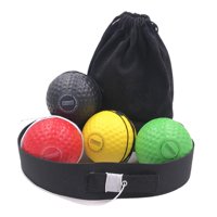 Ioensy - Boxeo Reflex Ball Diadema Fitness Boxing Gear Entrenamiento Reflex Punching Ball 1 Diadema 4 Ball