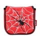 thumbnail image 4 of Universal Golf Mallet Putter Cover Cuadrado Headcover Cierre Magnético Guard Spider Red, 4 of 5