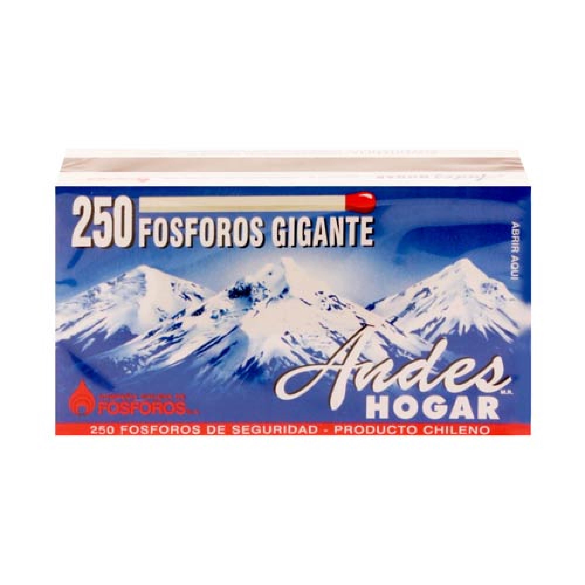 Fosforos de Seguridad Gigantes Caja