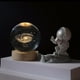 thumbnail image 1 of Crystal Ball Night Light Crystal Astronaut Planet Globe 3D Laser Engraved Solar System Ball, 1 of 4