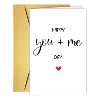 Tarjeta De Aniversario Rualove Sweet Romantic Para Parejas Y Amantes