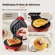 thumbnail image 3 of Wafflera Mini Corazon MaquinaWaffles Postres Desayunos FIGOIMPORT, 3 of 9
