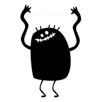 Rienda Libre Graphics - Decomural Funny Monster Halloween Ws-16174