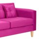 thumbnail image 4 of Sofa New Retro 3C + 2 Pouf Felpa 05 Fucsia, 4 of 6