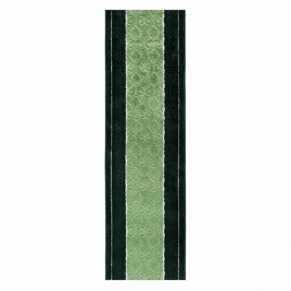ALFODIA ALFOMBRA PASILLO VERDE 67 CM x 3 METROS CON GOMA SIN OVERLOCK