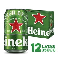 Cerveza Lager Latas Pack 12 Latas 350 Ml C/U Heineken