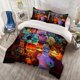 thumbnail image 1 of 3pcs A Colorful World of Animation Characters Theme Digital Print Three-Piece Set, 1 of 1