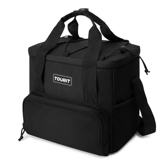Tourit Cooler Bag refrigerador aislado portátil de 14L Negro
