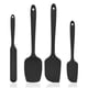 thumbnail image 1 of Xiao Hua Juego de Raspadores de Silicona Resistentes a Altas Temperaturas de 600 ° F, Juego de Utensilios de Cocina/horneado de 4 Piezas, Negro, 1 of 4