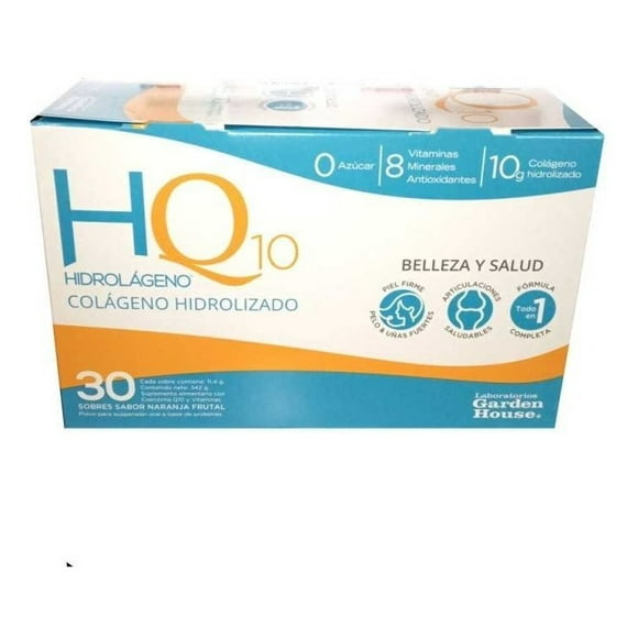 Hidrolageno Hq10colageno Hidrolizado X 30 Sobres