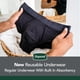 thumbnail image 2 of Ropa interior lavable para incontinencia adulta Depend para hombre, color negro, 2 of 8