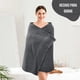 thumbnail image 4 of Set De 2 Toallas De Baño 140 X 70 Cm Algodón 500 Gr Grandes Gris, 4 of 10