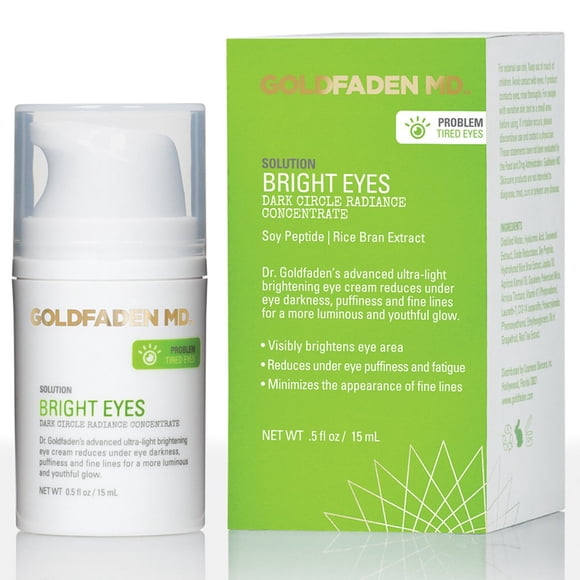 Crema para ojos GOLDFADEN MD Bright Eyes Dark Circle Concentrate