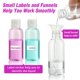 thumbnail image 3 of Botellas vacías de plástico Dabacc de 60 ml con tapa abatible Travel, 30 unidades, 3 of 7
