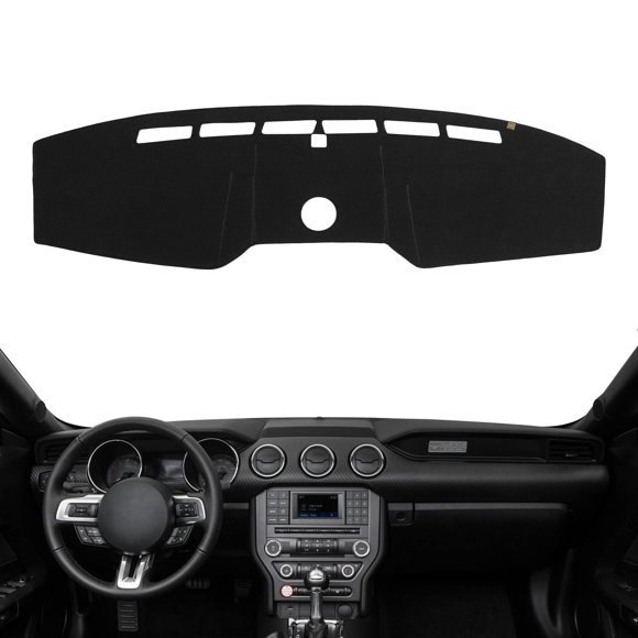 Cubierta para tablero KEYOOG para Ford Mustang 2015‑2023 (negro)