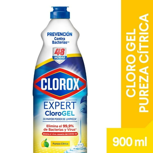 Cloro Gel Pureza Cítrica Botella, 900 ml