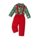 thumbnail image 2 of Disfraz De Navidad Con Pajarita, Trajes De Caballero Para Ni?os, Espectáculo De Ni?os, Botones Y Tirantes, 2 of 5