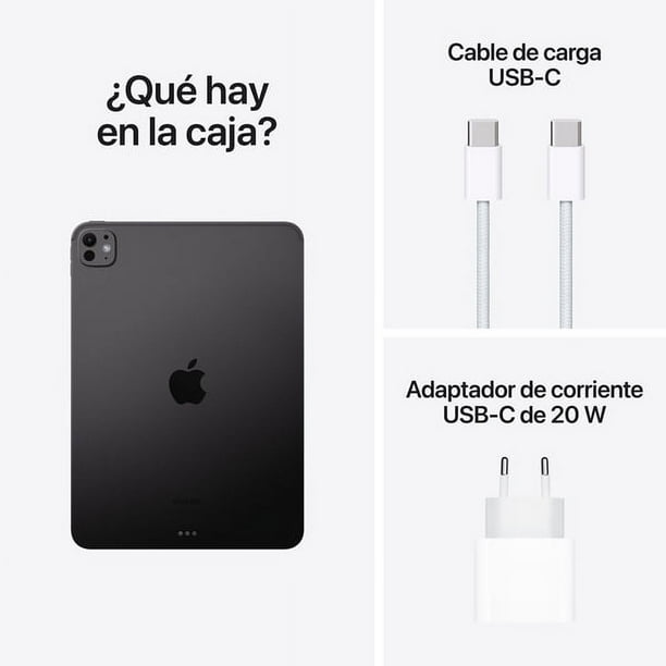 iPad Pro 11 M4 Wi-Fi pantalla estandar 256GB negro espacial | Lider