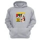 thumbnail image 1 of Polerón Canguro Raton Gris Claro Talla L Unisex, 1 of 1