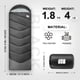 thumbnail image 2 of Saco de dormir TANSTRIDER Cold Weather 30 °F, resistente al agua, 1,8 kg, 2 of 9