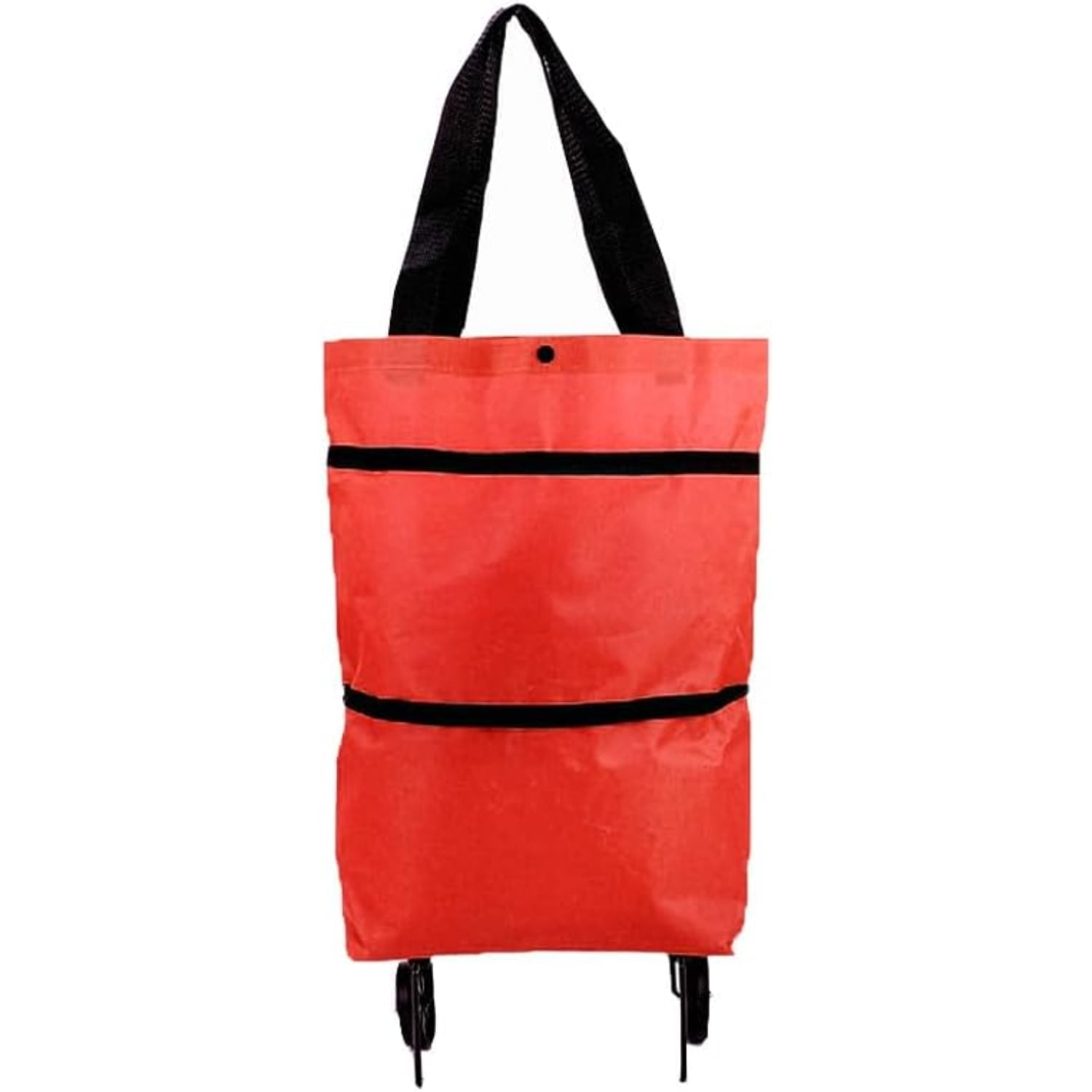 Crusec - Carrito De Compras Bolsa Con Ruedas Multiusos Plegable