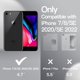 thumbnail image 2 of Funda JETech para iPhone SE/8/7 negra, compatible con carga inalámbrica, 2 of 6