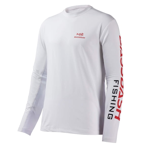 Remera BASSDASH para Pesca de Manga Larga con Protección UV UPF 50+