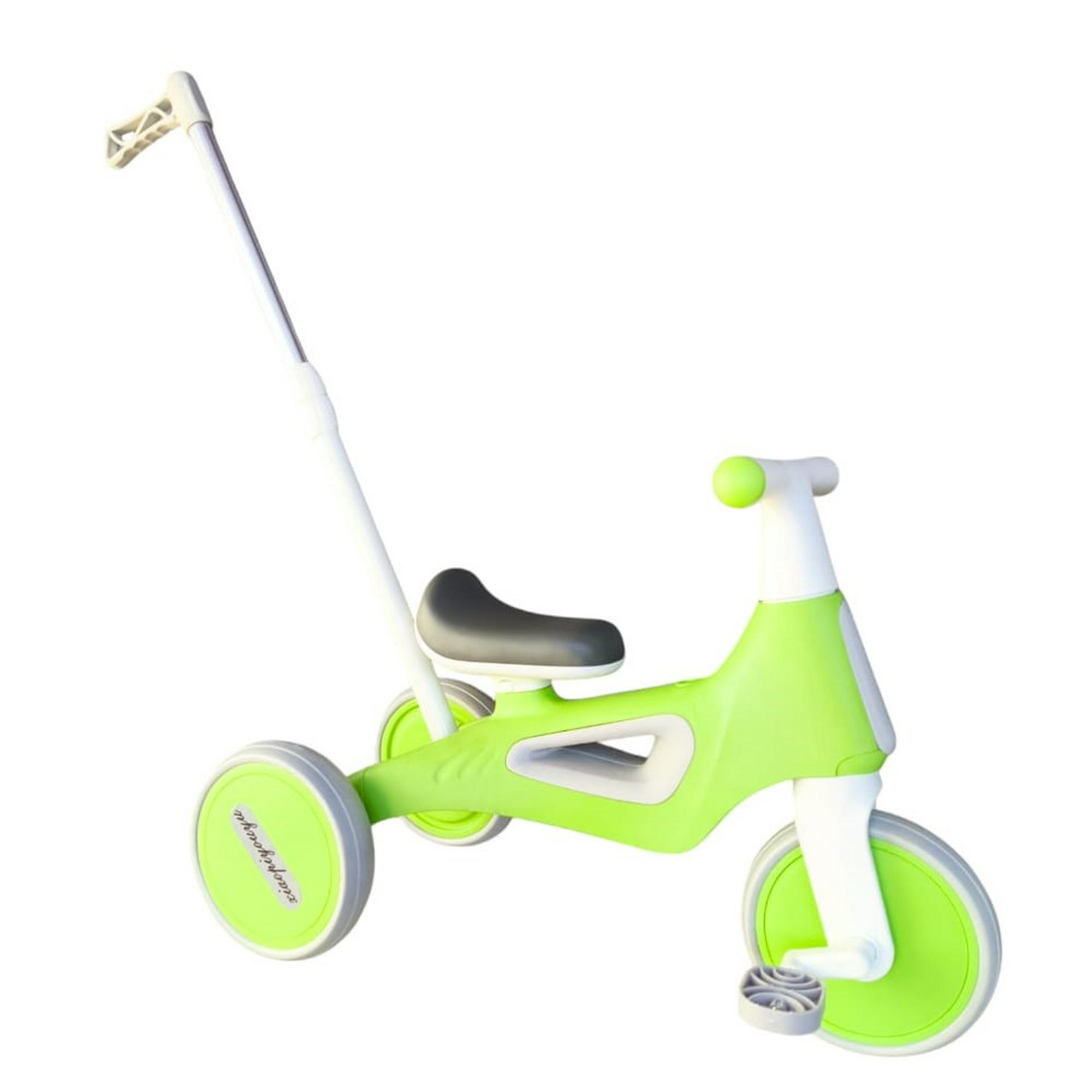 Vipnetwork - Triciclo Infantil Multifuncional 5 En 1 Con Pedales Verde