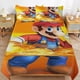 thumbnail image 1 of Super Mario Bed Duvet Cover Microfiber Bedding Sets 3D Printed Lightweight 3 Piece Comforter Sets for Kids Boys Girls, 1 of 5