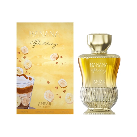 Perfume Anfar Banana Pudding para mujer, 100 ml, afrutado y floral