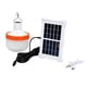 thumbnail image 1 of LÁMPARA FOCO LED DE EXTERIOR Y EMERGENCIA CON PANEL SOLAR 80W USB-C TL871, 1 of 2