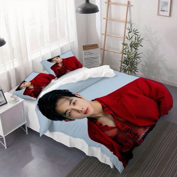 3pcs Captain RM Duvet Cover Set - Includes a Duvet Cover And Pillowcases Suitable for Year-Round Bedroom And Dorm Decor
