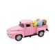 thumbnail image 3 of Coche De Pascua Rosa Con 5 Huevos, Decoración Navideña De Primavera Para Festival Al Aire Libre, Hogar, 3 of 5