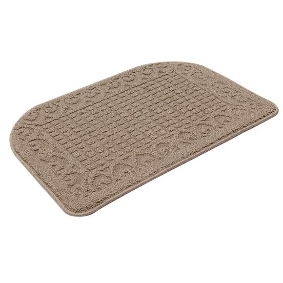 Alfombra COSY HOMEER 46 × 69 cm color beige, lavable y antideslizante – 1 pieza