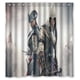 thumbnail image 1 of Cortina de ducha con estampado de Assassin's Creed, juego de cortinas de baño con ganchos, tamaño 66 x 72 pulgadas, 1 of 3