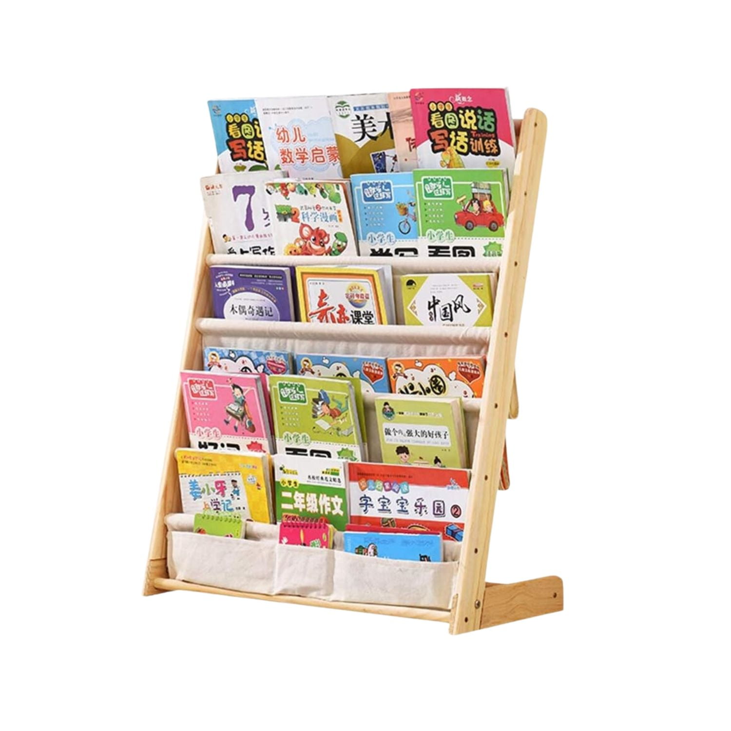 Santu Home & Deco - Estante De Libros Para Niños Blanco
