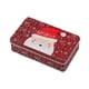 thumbnail image 1 of Caja De Hojalata Navideña, Caja De Regalo, Lindo Estuche Para Recuerdo De Fiesta Navideña, Papá Noel, Rojo Oscuro, 1 of 5