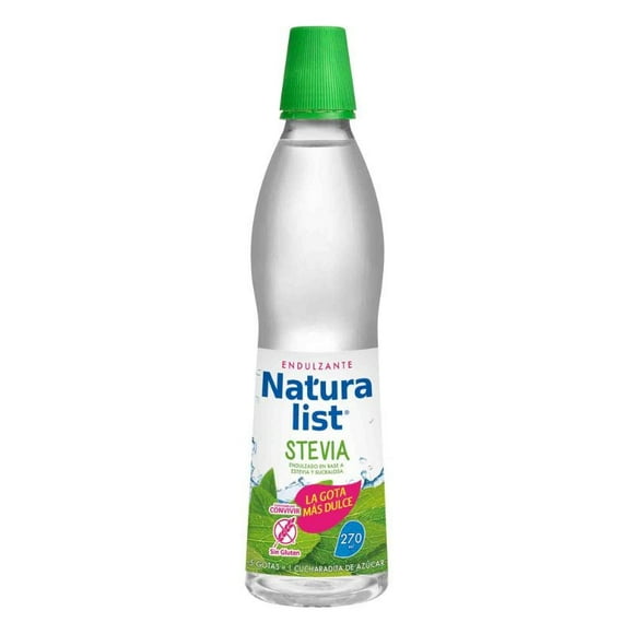 Endulzante Líquido Stevia Botella, 270 ml