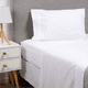 thumbnail image 1 of Juego Sábanas Hotel Ultra Suave Microfibra + 2 Fundas Bordadas 1,5 Pl Blanco, 1 of 3