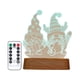 thumbnail image 2 of Lámpara De Mesa 3D, Manualidades Decorativas De Escritorio, Luz Nocturna LED Para Fiestas De Boda, Regalos, Estilo E, 2 of 3
