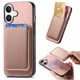 thumbnail image 1 of Funda de Cuero Magnética con Tarjetero para iPhone 16 Cubierta Delgada Rosa, 1 of 5