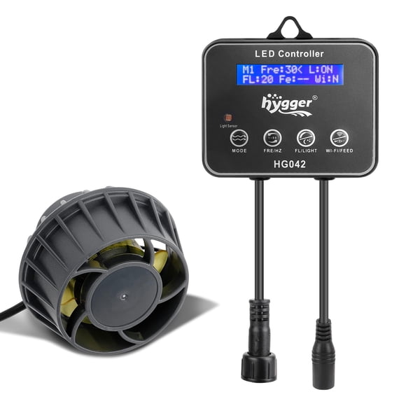 Bomba sumergible hygger 2114 GPH 10W 100-240V DC 24V