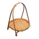 thumbnail image 1 of Canasto Tejida De Bambú Para Frutas, Canasto De Almacenamiento Para Aperitivos, Para Cocina, Restaurante, Picnic, Marrón, 1 Capa, 1 of 3