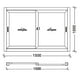 thumbnail image 3 of Ventana Termopanel aluminio RPT Premium 73s 150x100cmvidrio de seguridad templado - negro, 3 of 7