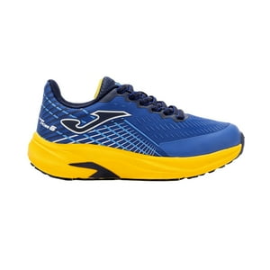 Zapatilla Running Kids Super Cross Azul Amarillo Joma