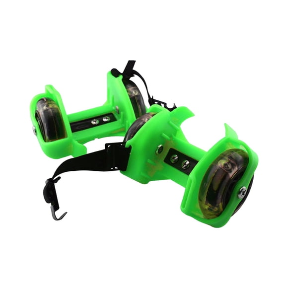 Tacón De Ruedas Roller Zapatos Spark Pads Kickrollershoes Padres De Patinaje Patinaje Verde