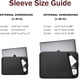thumbnail image 3 of Funda para portátil TEDNETGO de 15,6 pulgadas con bolsillos para MacBook, color negro, 3 of 7