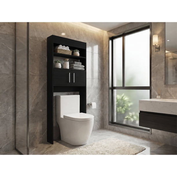 Estante Wc Madrid 2 Puertas 160x62,4x20,3 Cm Wengue